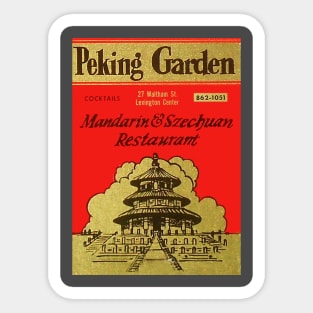 Peking Garden Restaurant Sticker